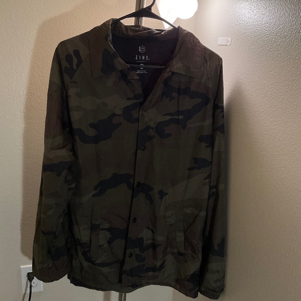 Camo Windbreaker Size Medium